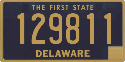 DE license plate 129811