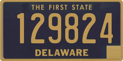 DE license plate 129824