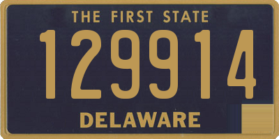 DE license plate 129914