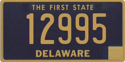 DE license plate 12995