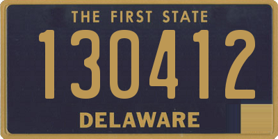 DE license plate 130412