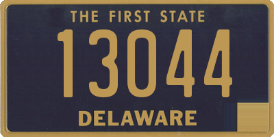 DE license plate 13044