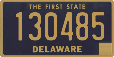 DE license plate 130485