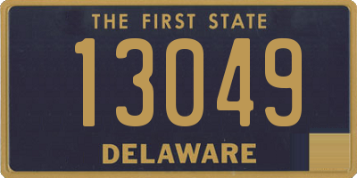 DE license plate 13049