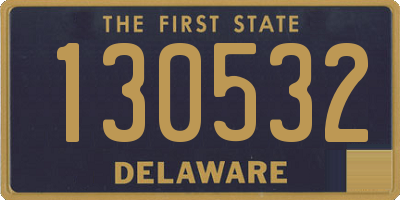 DE license plate 130532