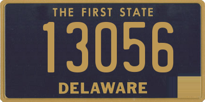 DE license plate 13056