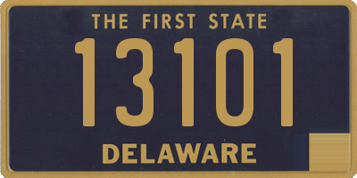 DE license plate 13101