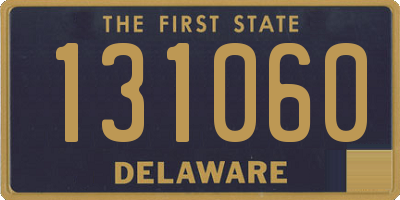 DE license plate 131060