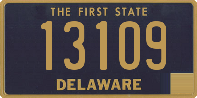 DE license plate 13109