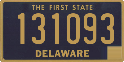 DE license plate 131093