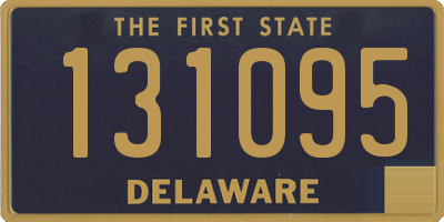 DE license plate 131095