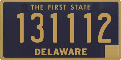 DE license plate 131112