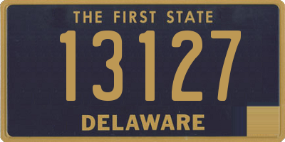 DE license plate 13127