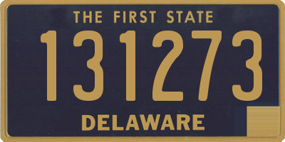 DE license plate 131273