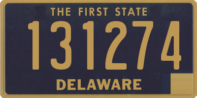 DE license plate 131274