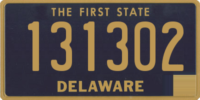 DE license plate 131302