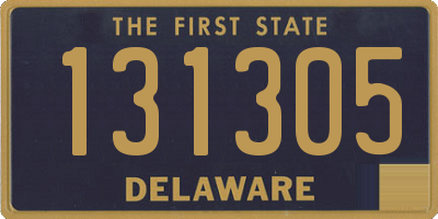 DE license plate 131305