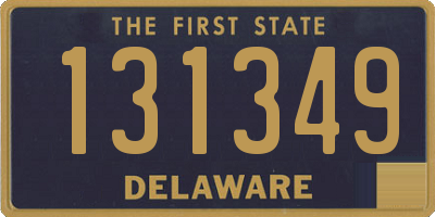 DE license plate 131349