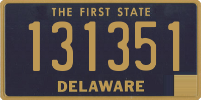 DE license plate 131351