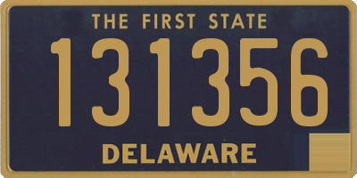 DE license plate 131356