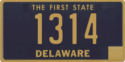 DE license plate 1314
