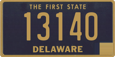 DE license plate 13140