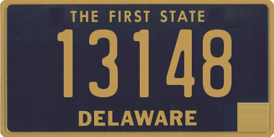 DE license plate 13148