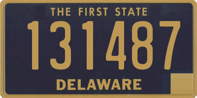 DE license plate 131487