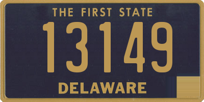 DE license plate 13149