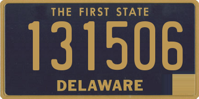 DE license plate 131506