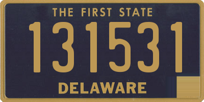 DE license plate 131531