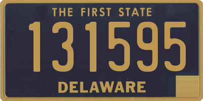 DE license plate 131595