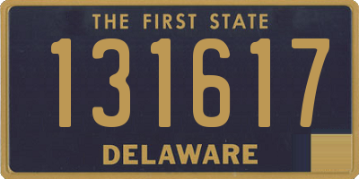 DE license plate 131617