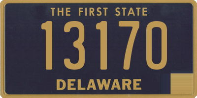 DE license plate 13170