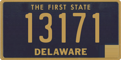 DE license plate 13171