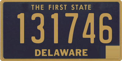 DE license plate 131746