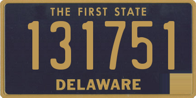 DE license plate 131751