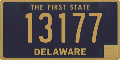 DE license plate 13177