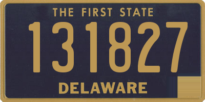 DE license plate 131827