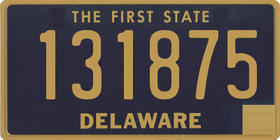 DE license plate 131875