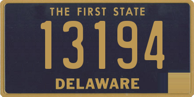 DE license plate 13194