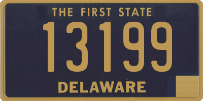 DE license plate 13199