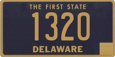 DE license plate 1320