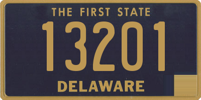 DE license plate 13201