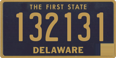 DE license plate 132131