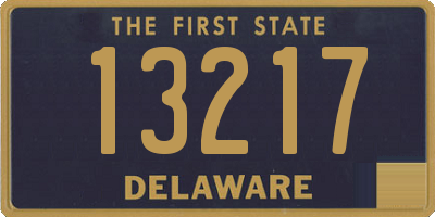 DE license plate 13217