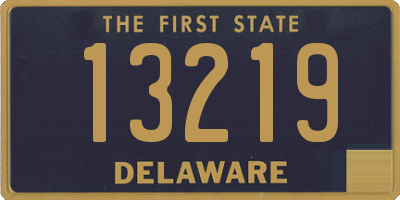 DE license plate 13219