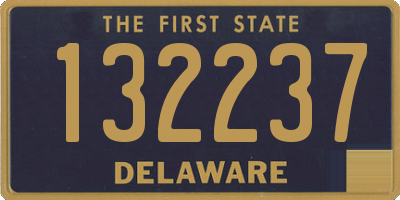 DE license plate 132237