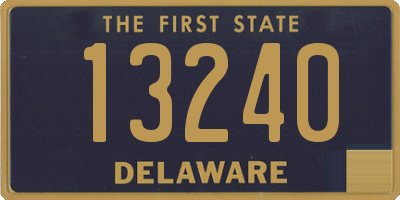 DE license plate 13240