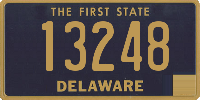 DE license plate 13248